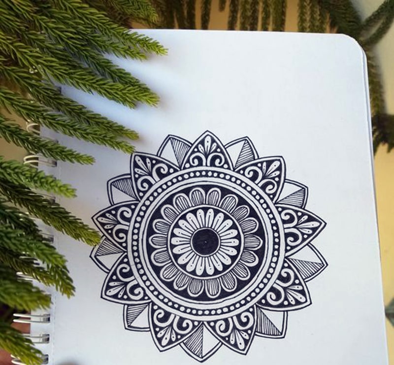 Beautiful Mandala Art Sketch Design Designsketch In